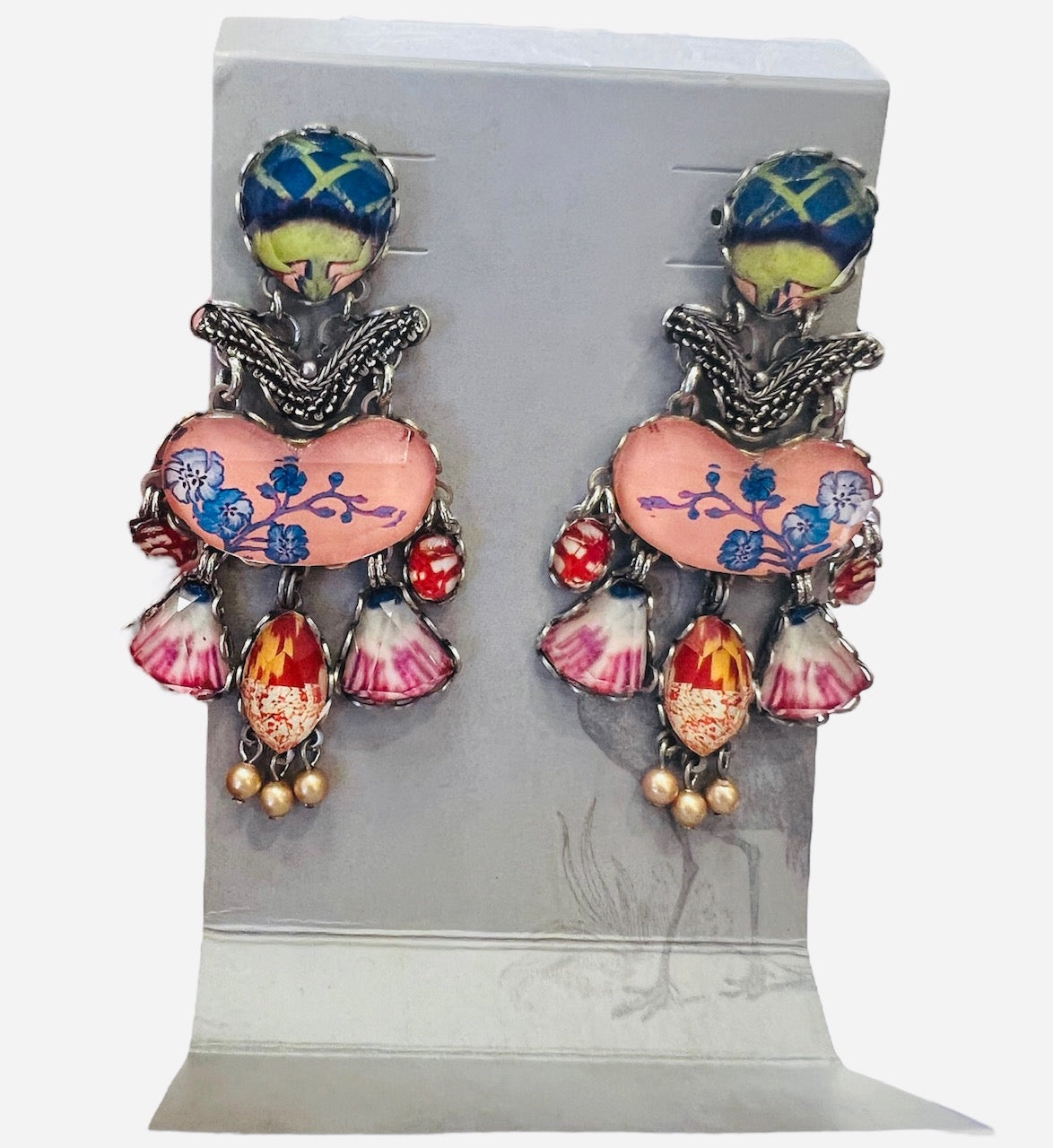 Ayalabar Multi Color Glass Earrings Sorelle Home Lifestyles